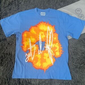 DENIM TEARS x OFFSET SET IT OFF #3 BLUE TEE SHIRT MENS S EXCLUSIVE